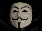 V WIE VENDETTA MASKE Karneval Fasching Guy-Fawkes-Mask Anonymous