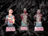 THE WALKING DEAD SET alle 3 farbigen Zombie Spardosen Büsten Bust Bank Untote Pet Figuren
