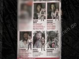 THE WALKING DEAD TV SERIE 5 SET - Glenn Maggie Tyreese Charred und Merle Zombie komplett